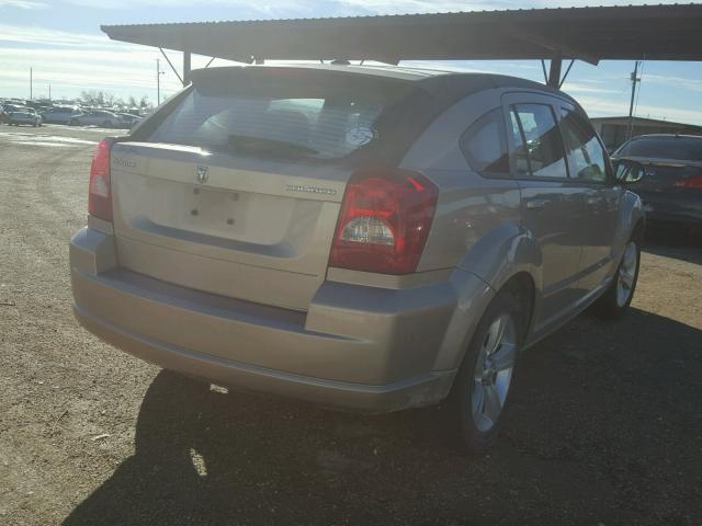 1B3CB3HA5AD565975 - 2010 DODGE CALIBER MA GOLD photo 4