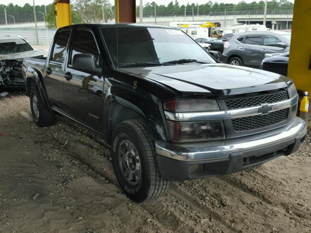 1GCDS136358184943 - 2005 CHEVROLET COLORADO BLACK photo 1