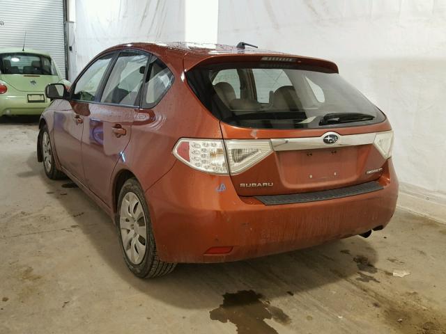 JF1GH61609H808849 - 2009 SUBARU IMPREZA 2. RED photo 3