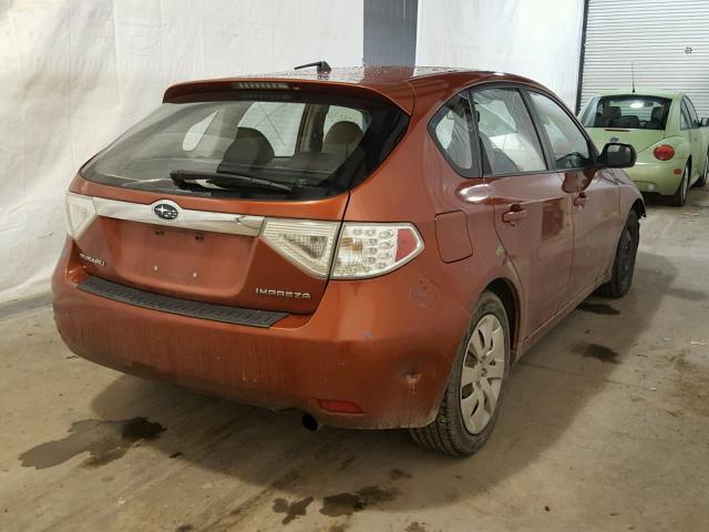 JF1GH61609H808849 - 2009 SUBARU IMPREZA 2. RED photo 4