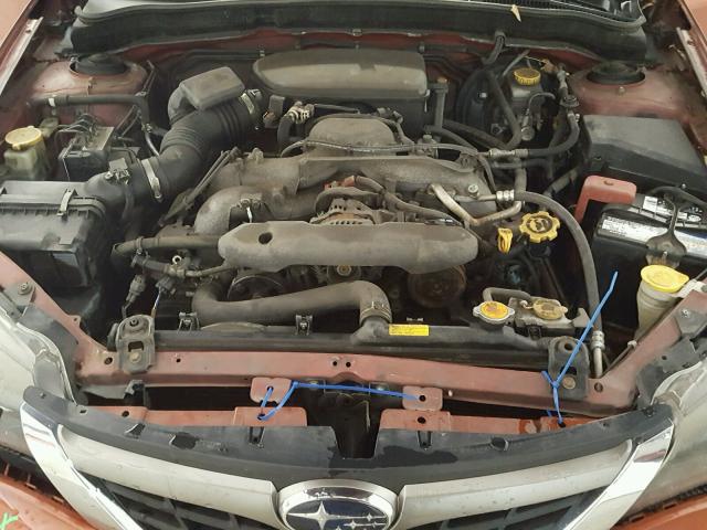 JF1GH61609H808849 - 2009 SUBARU IMPREZA 2. RED photo 7