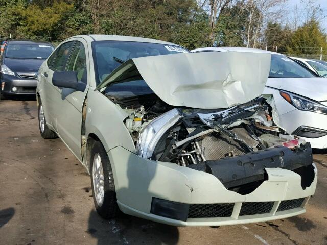 1FAHP3FN3BW187386 - 2011 FORD FOCUS SE GREEN photo 1