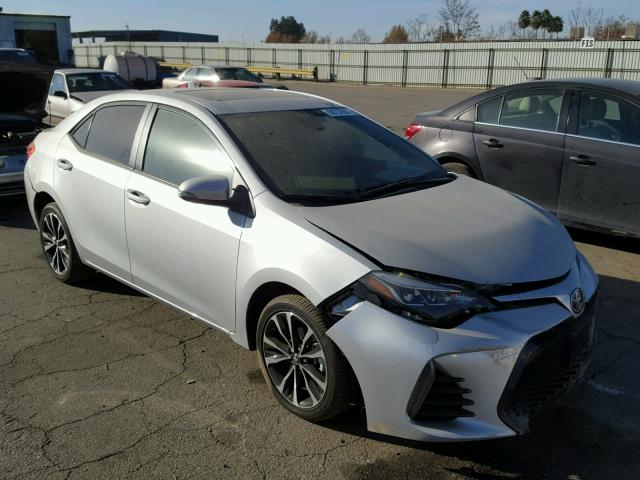 5YFBURHE5HP664460 - 2017 TOYOTA COROLLA L SILVER photo 1