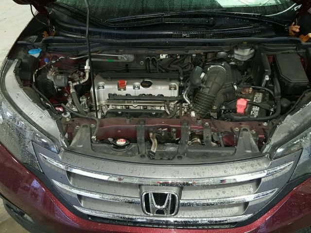 5J6RM3H55CL026071 - 2012 HONDA CR-V EX RED photo 7