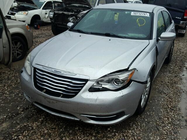 1C3CCBAB5CN273785 - 2012 CHRYSLER 200 LX SILVER photo 2