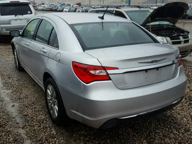 1C3CCBAB5CN273785 - 2012 CHRYSLER 200 LX SILVER photo 3