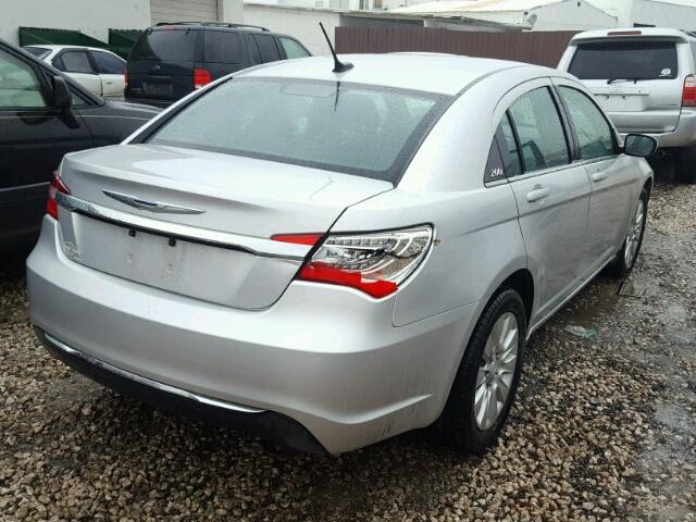 1C3CCBAB5CN273785 - 2012 CHRYSLER 200 LX SILVER photo 4