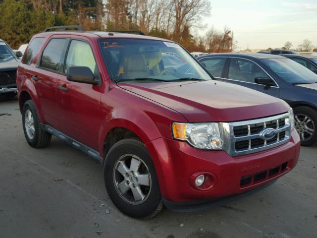 1FMCU0DGXAKA71961 - 2010 FORD ESCAPE XLT RED photo 1