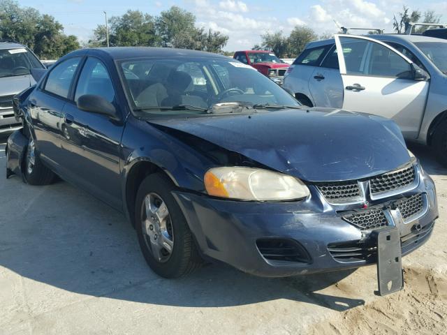 1B3EL46T55N612373 - 2005 DODGE STRATUS SX BLUE photo 1