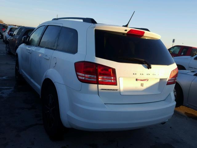 3C4PDCAB4HT581053 - 2017 DODGE JOURNEY SE WHITE photo 3