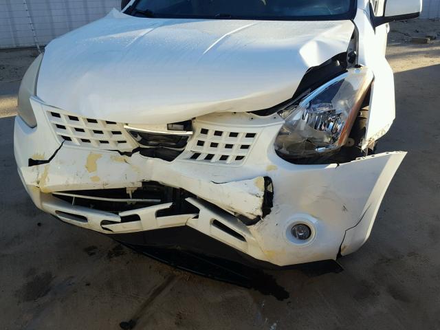 JN8AS58T78W024366 - 2008 NISSAN ROGUE S WHITE photo 9