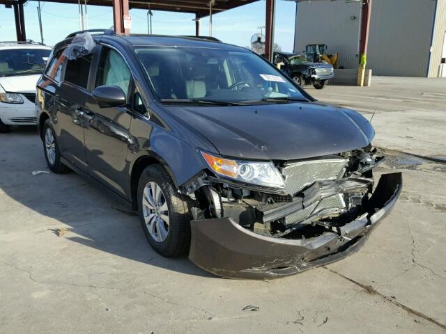 5FNRL5H63FB025294 - 2015 HONDA ODYSSEY EX GRAY photo 1