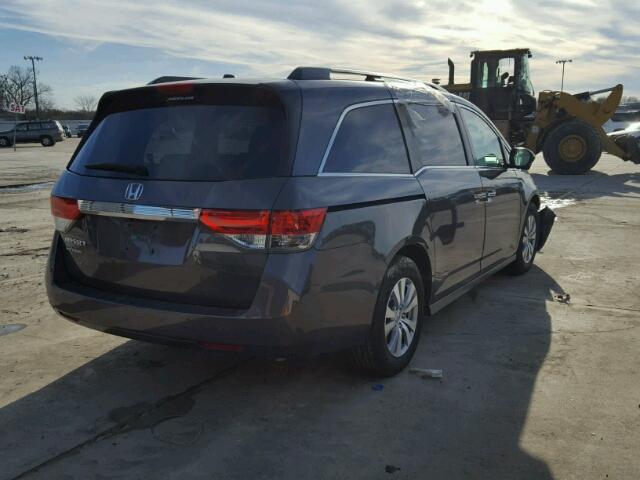 5FNRL5H63FB025294 - 2015 HONDA ODYSSEY EX GRAY photo 4