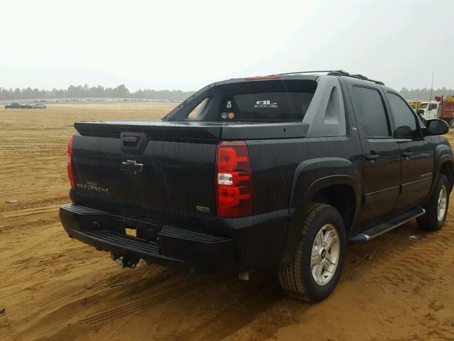 3GNMCFE02BG215390 - 2011 CHEVROLET AVALANCHE BLACK photo 4