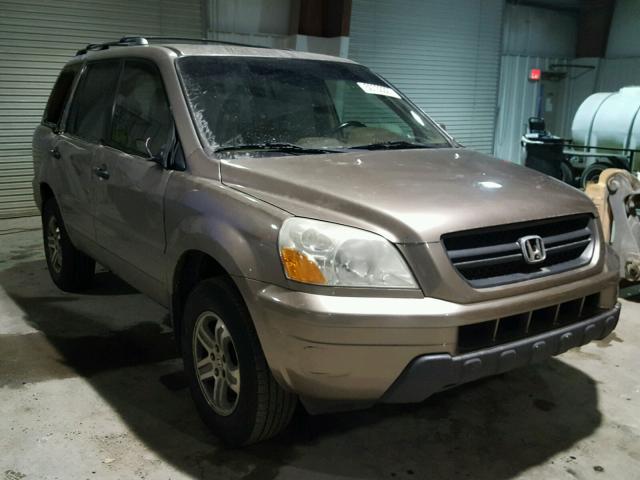 2HKYF18764H537604 - 2004 HONDA PILOT EXL GOLD photo 1