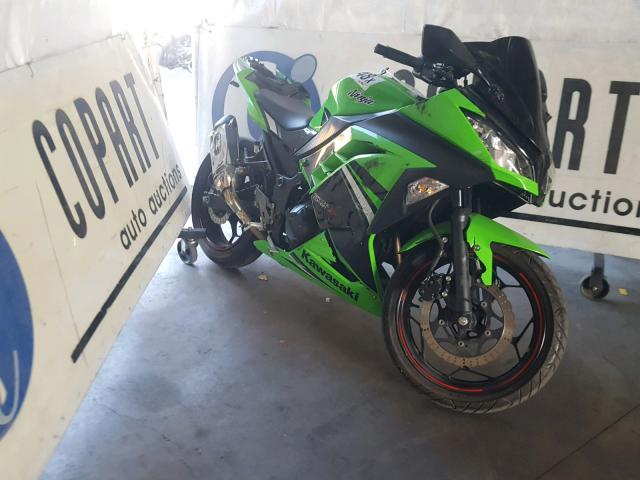 JKAEX8A13EA008662 - 2014 KAWASAKI EX300 A GREEN photo 1