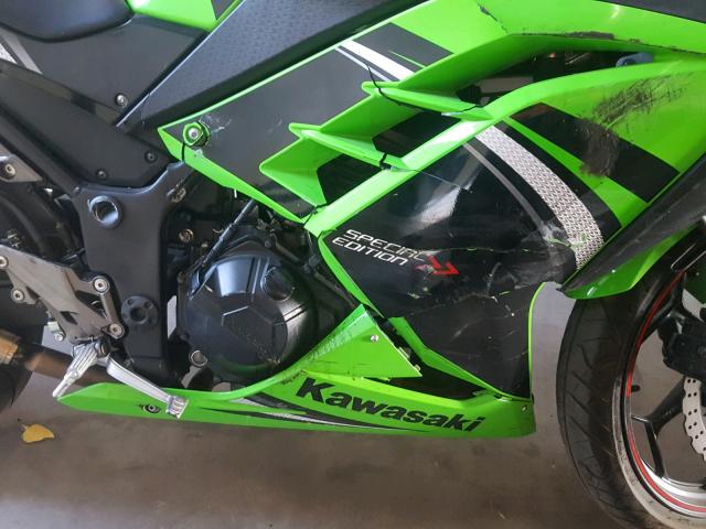 JKAEX8A13EA008662 - 2014 KAWASAKI EX300 A GREEN photo 7