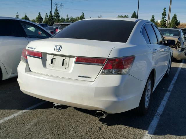 1HGCP2F66BA088633 - 2011 HONDA ACCORD SE WHITE photo 4