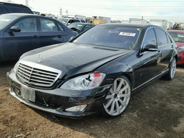 WDDNG86X18A232607 - 2008 MERCEDES-BENZ S 550 4MAT BLACK photo 2