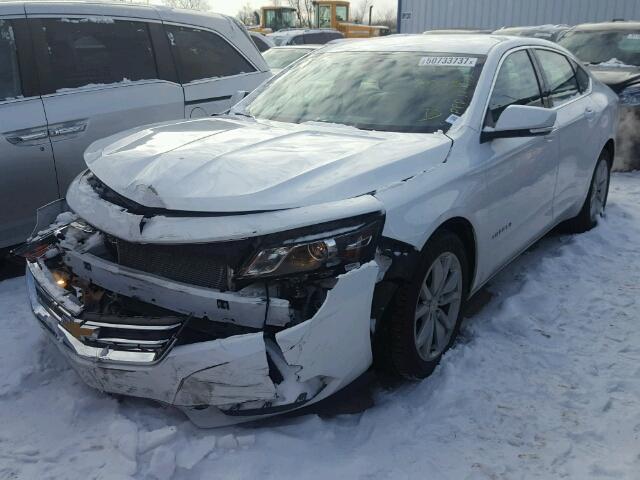 2G1115S31G9161729 - 2016 CHEVROLET IMPALA LT WHITE photo 2