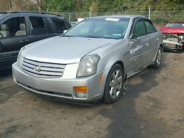 1G6DM577840156821 - 2004 CADILLAC CTS SILVER photo 2