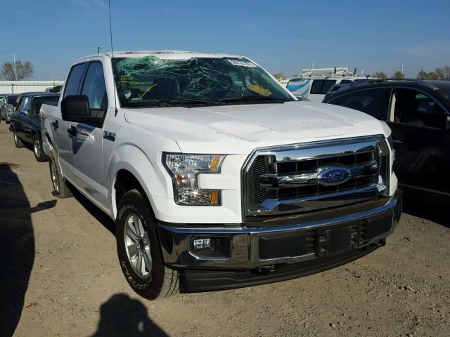 1FTEW1E80HKC75585 - 2017 FORD F150 SUPER WHITE photo 1