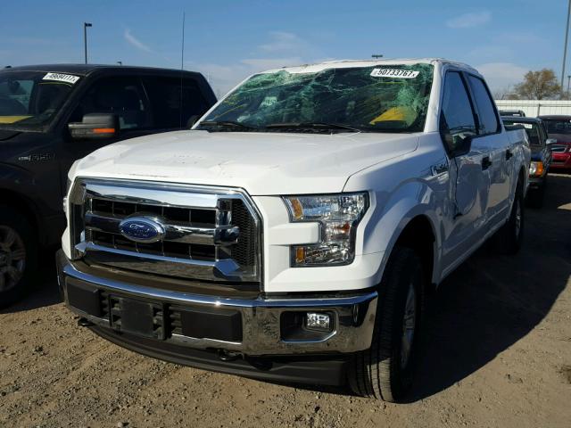 1FTEW1E80HKC75585 - 2017 FORD F150 SUPER WHITE photo 2