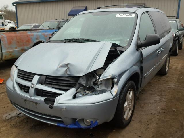 2D4GP44L66R791271 - 2006 DODGE GRAND CARA BLUE photo 2