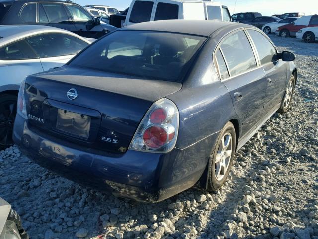 1N4AL11D85N475883 - 2005 NISSAN ALTIMA S BLUE photo 4