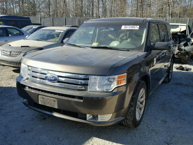 2FMGK5CC6BBD26894 - 2011 FORD FLEX SEL GRAY photo 2