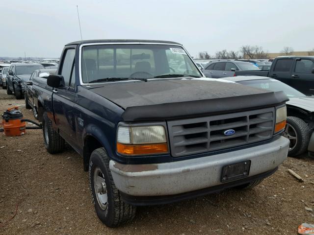 1FTEF14Y9SLA29217 - 1995 FORD F150 GREEN photo 1