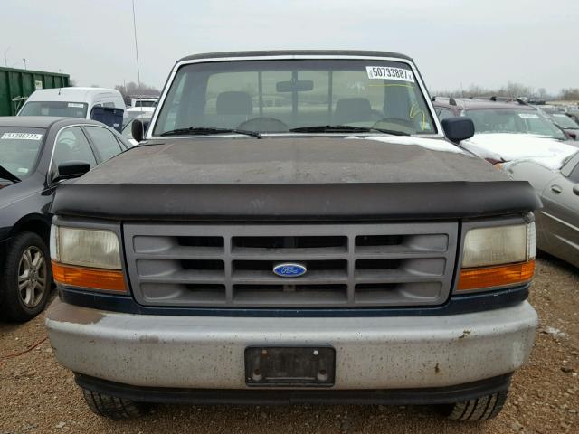 1FTEF14Y9SLA29217 - 1995 FORD F150 GREEN photo 9