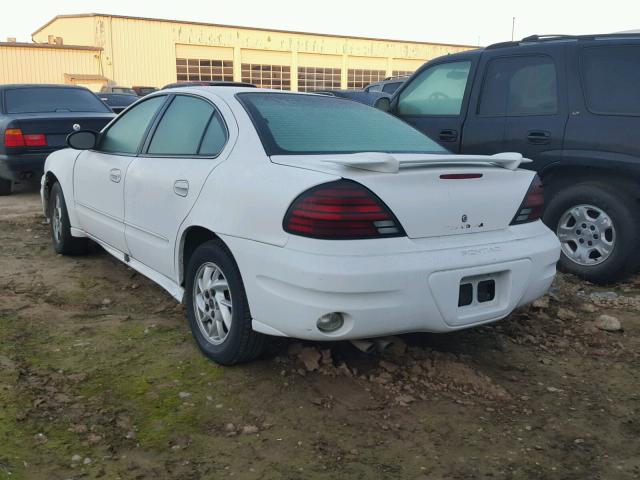 1G2NF52E14M553642 - 2004 PONTIAC GRAND AM S WHITE photo 3