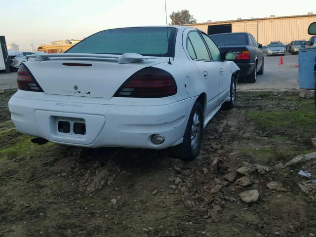 1G2NF52E14M553642 - 2004 PONTIAC GRAND AM S WHITE photo 4