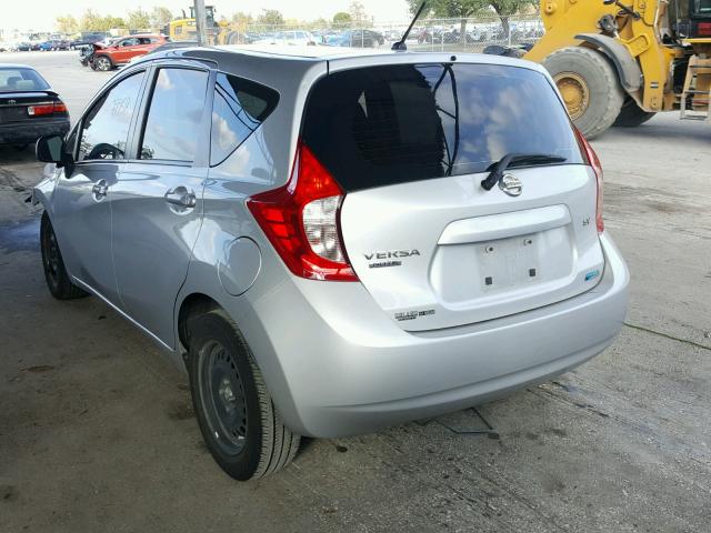 3N1CE2CP9EL383842 - 2014 NISSAN VERSA NOTE SILVER photo 3