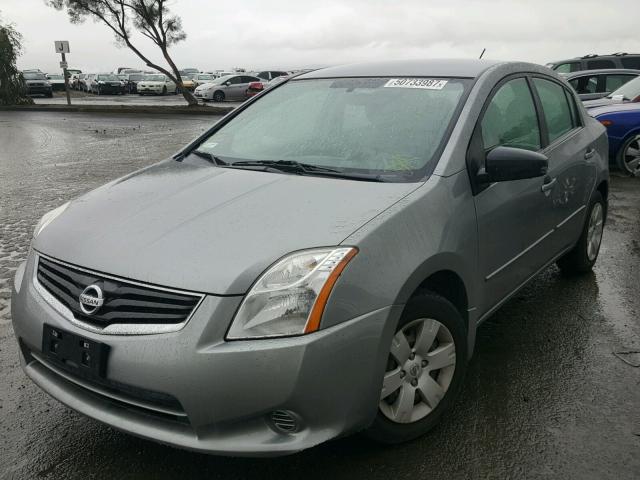 3N1AB6AP6CL672295 - 2012 NISSAN SENTRA 2.0 GRAY photo 2