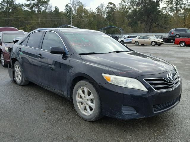 4T1BF3EK2BU164196 - 2011 TOYOTA CAMRY BASE BLACK photo 1