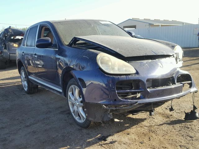 WP1AB29P05LA63047 - 2005 PORSCHE CAYENNE S BLUE photo 1