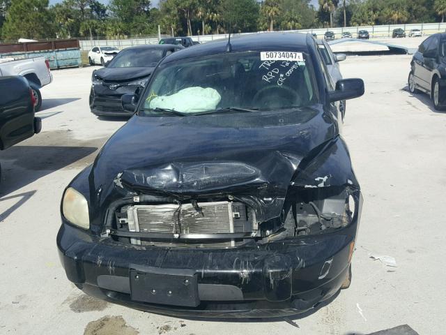 3GNCA23B69S521580 - 2009 CHEVROLET HHR LT BLACK photo 9