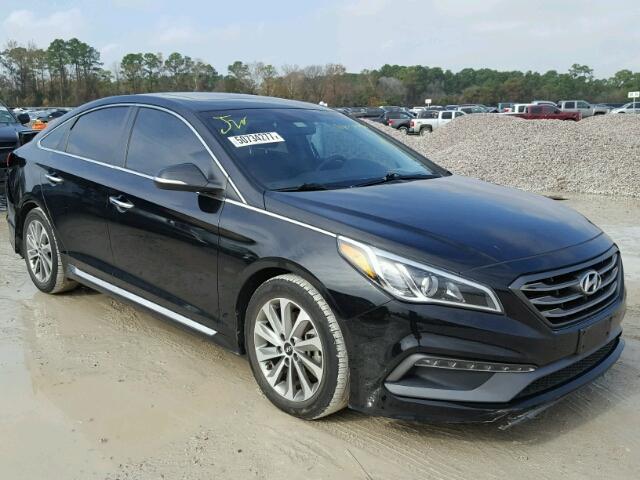 5NPE34AF3GH321552 - 2016 HYUNDAI SONATA SPO BLACK photo 1