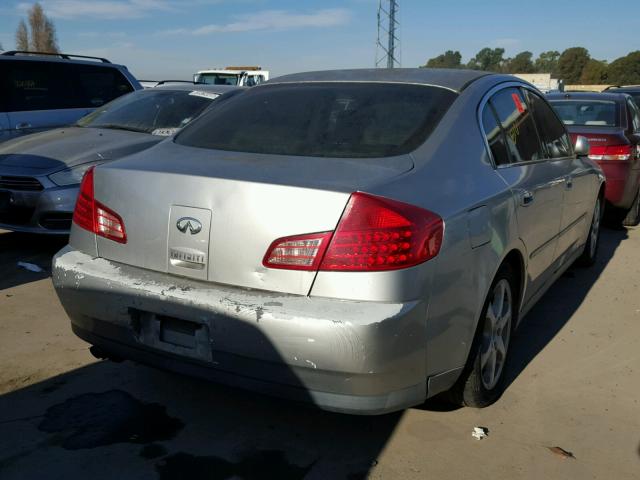 JNKCV51E13M015740 - 2003 INFINITI G35 SILVER photo 4