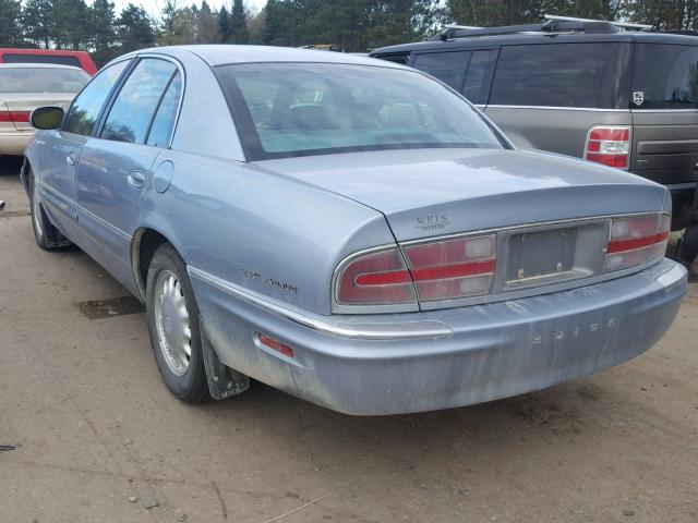 1G4CW52KXV4620597 - 1997 BUICK PARK AVENU BLUE photo 3