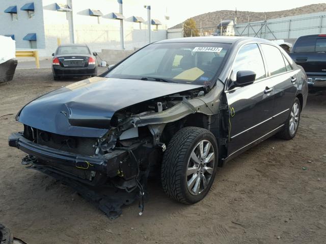 1HGCM66577A036233 - 2007 HONDA ACCORD EX CHARCOAL photo 2