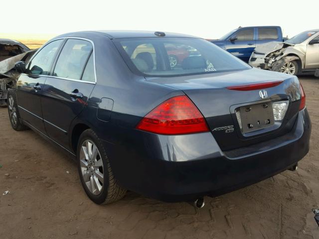 1HGCM66577A036233 - 2007 HONDA ACCORD EX CHARCOAL photo 3