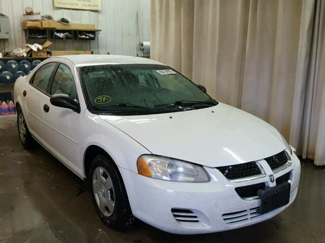 1B3EL36RX4N401148 - 2004 DODGE STRATUS SE WHITE photo 1