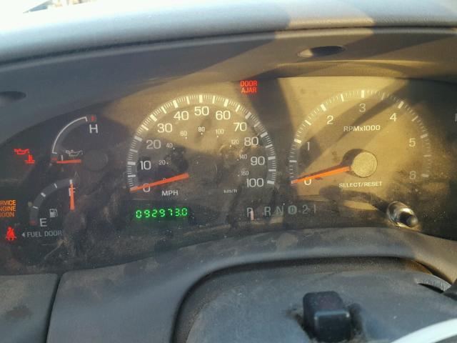 1FTRX17223NB76975 - 2003 FORD F150 Сріблястий фото 8