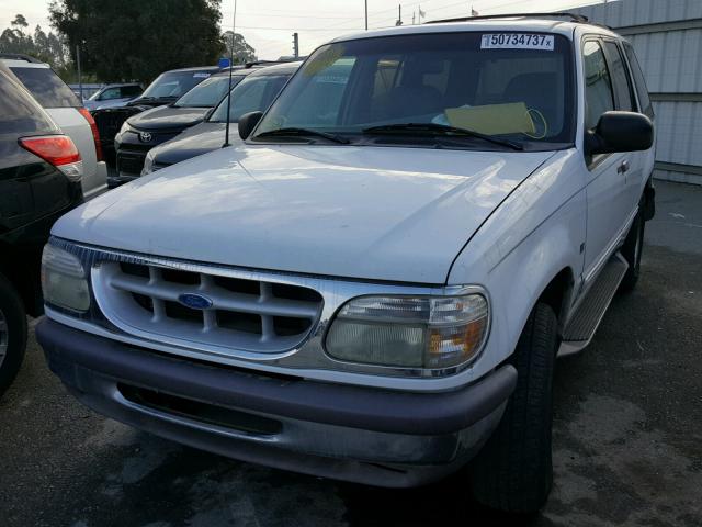 1FMDU35P1VZA61739 - 1997 FORD EXPLORER WHITE photo 2