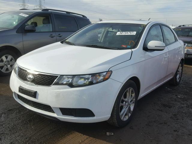 KNAFU4A21C5632340 - 2012 KIA FORTE EX WHITE photo 2