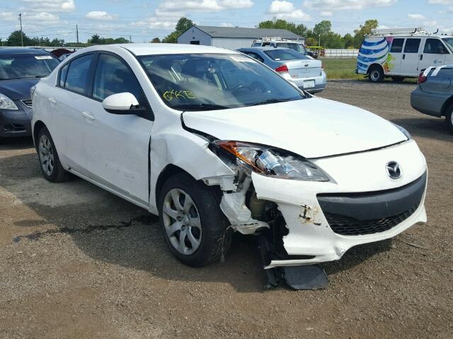 JM1BL1U73D1714508 - 2013 MAZDA 3 I WHITE photo 1