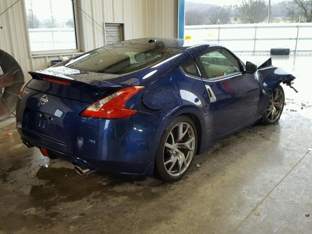 JN1AZ4EH4HM954807 - 2017 NISSAN 370Z BLUE photo 4